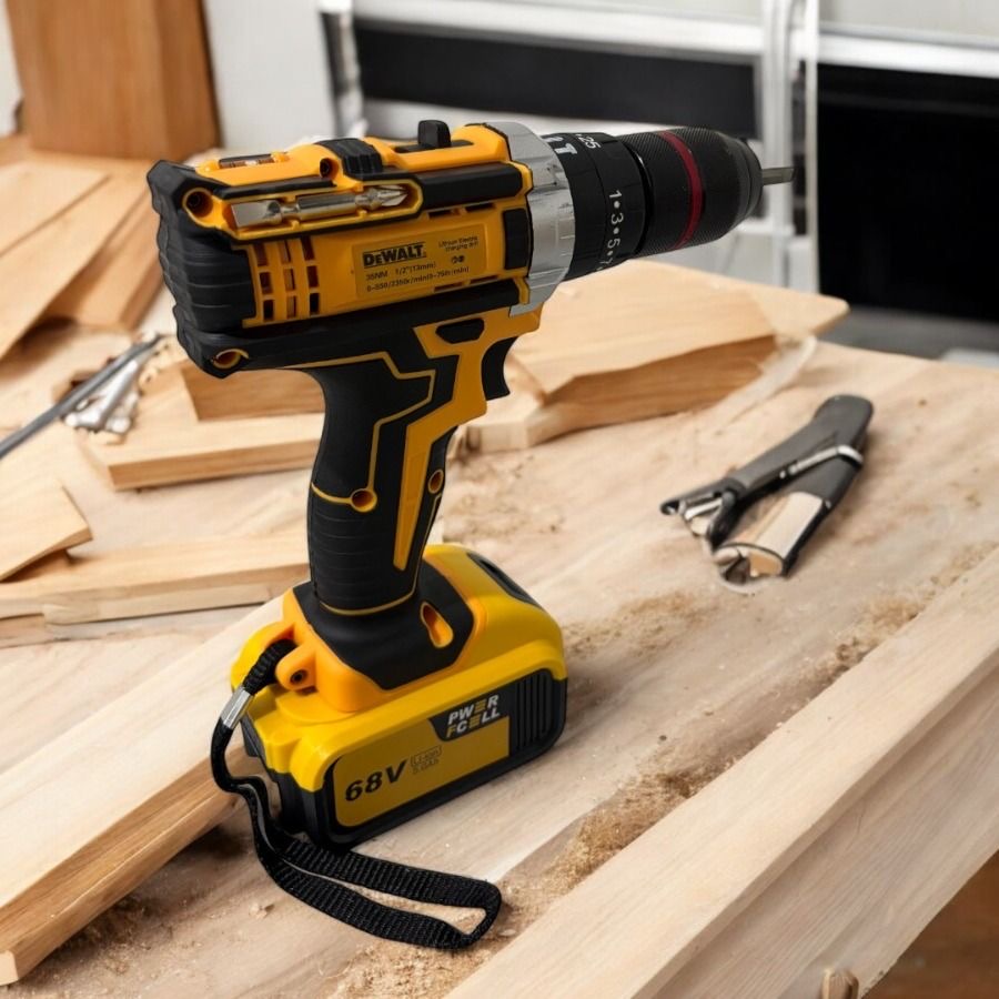 Taladro Dewalt 68v con 34 accesorios